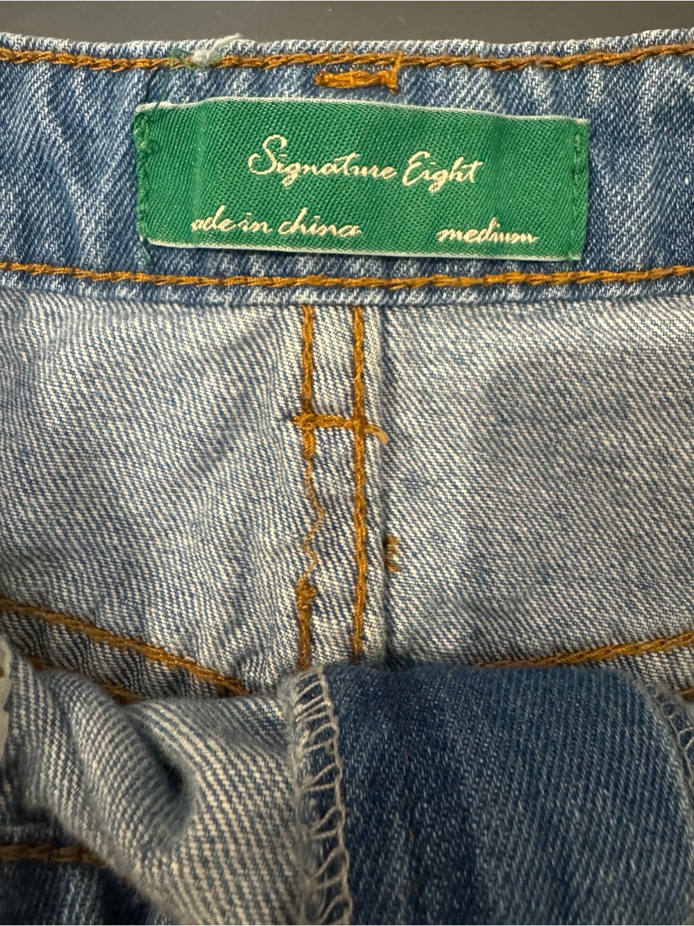 Signature Eight “Gucci” Inspired Denim Floral Embroidered Y2K Mini Skirt - Picture 7 of 7